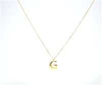 Halskette CikOrefice Gioielli Dame in Gelbgold Diamante 0.01 Ct LETTG/1P - LETTG/1P